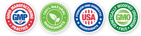 Brain Honey™ Quality Badges — GMP, Natural, Non-GMO